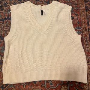 Cream H&M Sweater vest